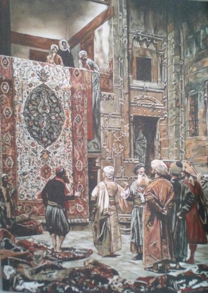 Taş Tablo - Halı Pazarı